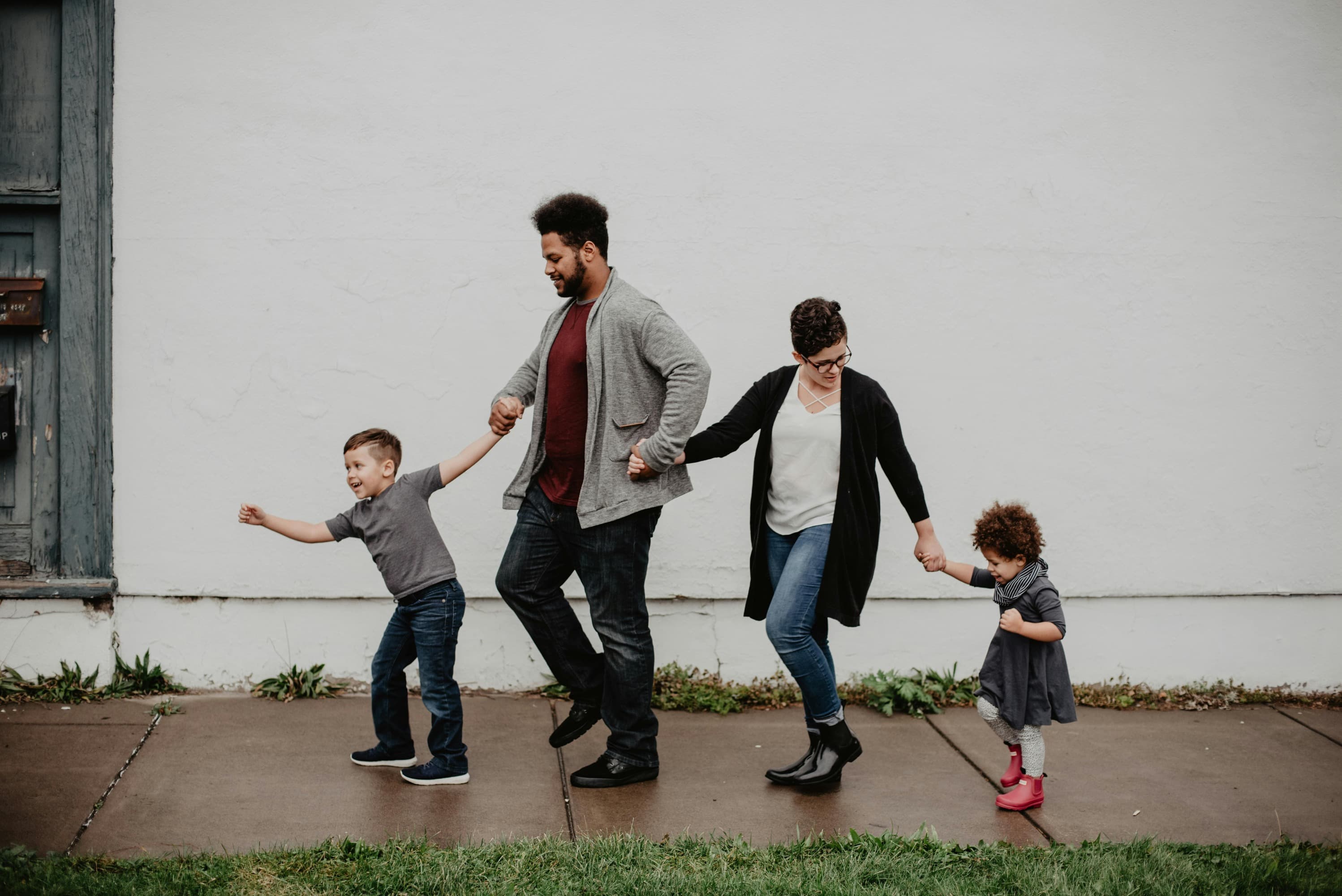 A family walking together